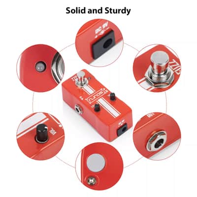 SCURU FUZZ Guitar/Bass Fuzz Effect Pedal VOL/FUZZ Versatile Sound made by Caline image 10