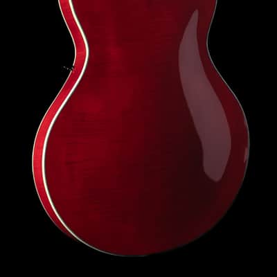 Eastman T486B-RD Thinline, Maple, Seymour Duncan Pickups, Bigsby, Red Finish - NEW image 2