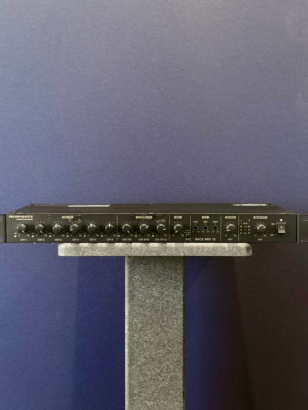 Marantz Rack Mix 12-Channel 1U Rackmount Line Mixer 2010s Black image 1