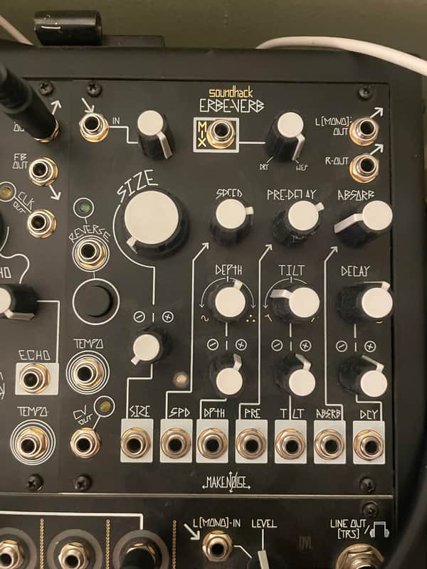 Make Noise Erbe-Verb Module 2008 - Present - Black & Gold image 1