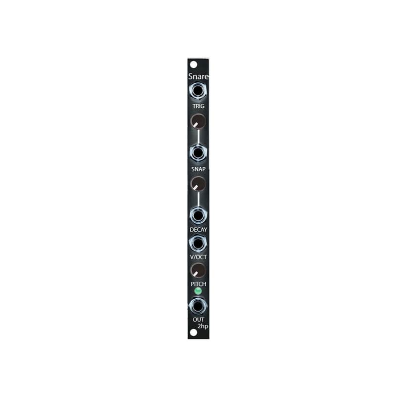 2hp Snare Eurorack Drum Module (Black) image 1