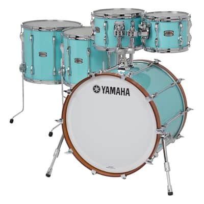 Yamaha RECORDING CUSTOM 5pc Drum Shell Set w/ 22x16 - Surf Green image 3