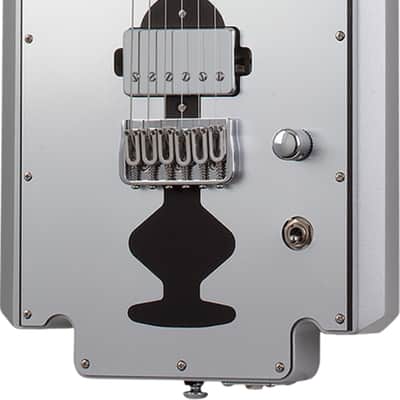 Schecter Razor Blade Machine Gun Kelley Signature Electric Guitar, Ebony Fingerboard, Metallic Silver image 2