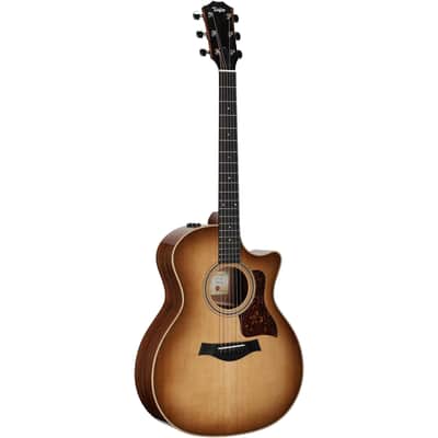 Taylor 314ce Studio Acoustic-Electric Guitar (with Gig Bag), Shaded Edge Burst image 7