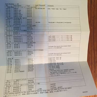 Roland U-110 SN-U110-03 Ethnic Sound Card image 4