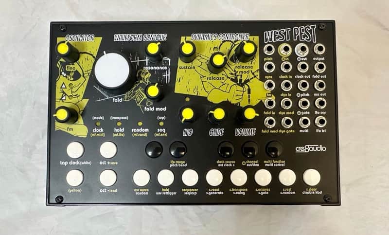 Cre8Audio West Pest Semi-Modular West Coast Style Desktop Synthesizer