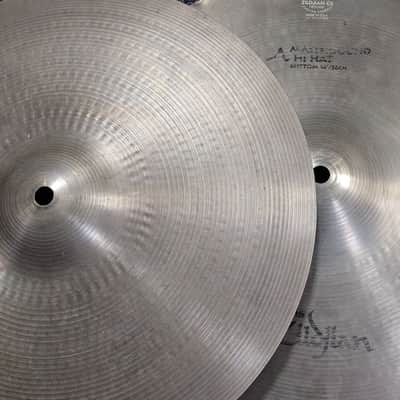 Hi-hat Cymbals 14" Zildjian Avedis Mastersound USED! RKMM050925 image 3