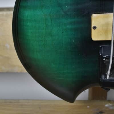 2001 Pendragon Banshee Green With Bartolini Pickups Free Shipping image 7