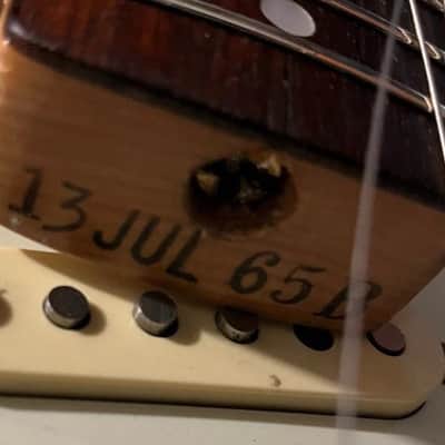 1965 Hendrix Replica Vintage Strat Blonde Relic Custom Build -Fender AY Pickups image 17