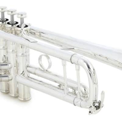 Yamaha YTR-9335NYS-BR III Xeno Artist Professional Bb Trumpet - Silver Plated image 2