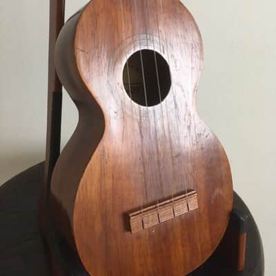 Echo-Uke Koa Soprano Ukulele With New Hard Case image 4