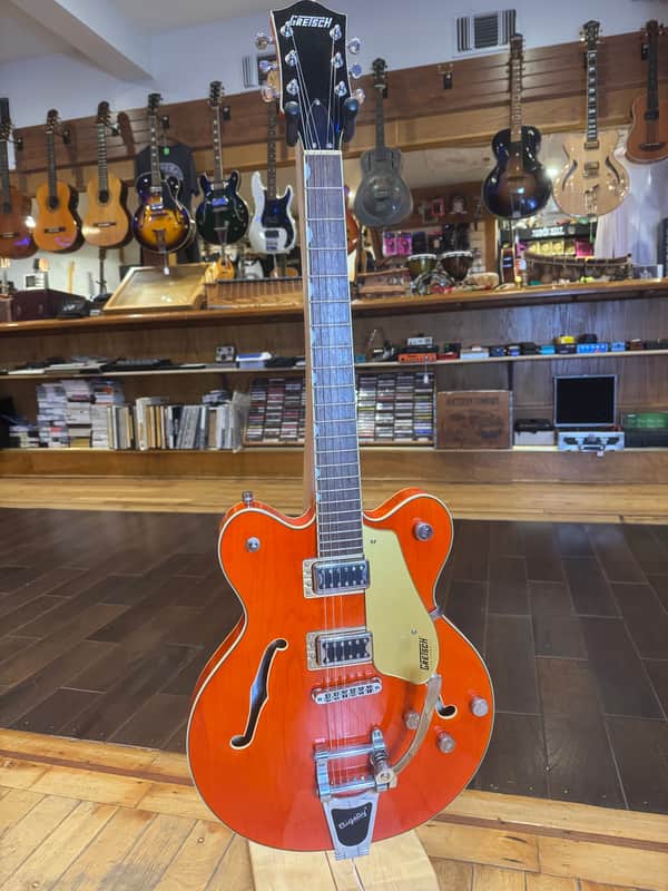 Gretsch G5622T Electromatic Center Block Double Cutaway with Bigsby, Laurel Fretboard 2019 - Present - Orange Stain image 1