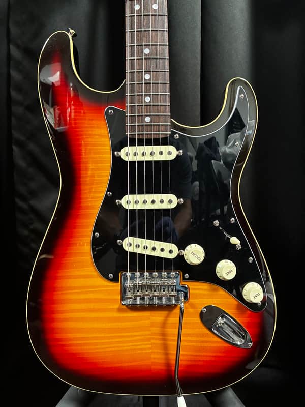 Fender Limited Edition Aerodyne Classic Stratocaster with Flame Maple Top 2019 - 3-Color Sunburst image 1