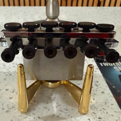 Floyd Rose Original Double Locking Tremolo Bridge Made in Germany Chrome w/ Arm image 5