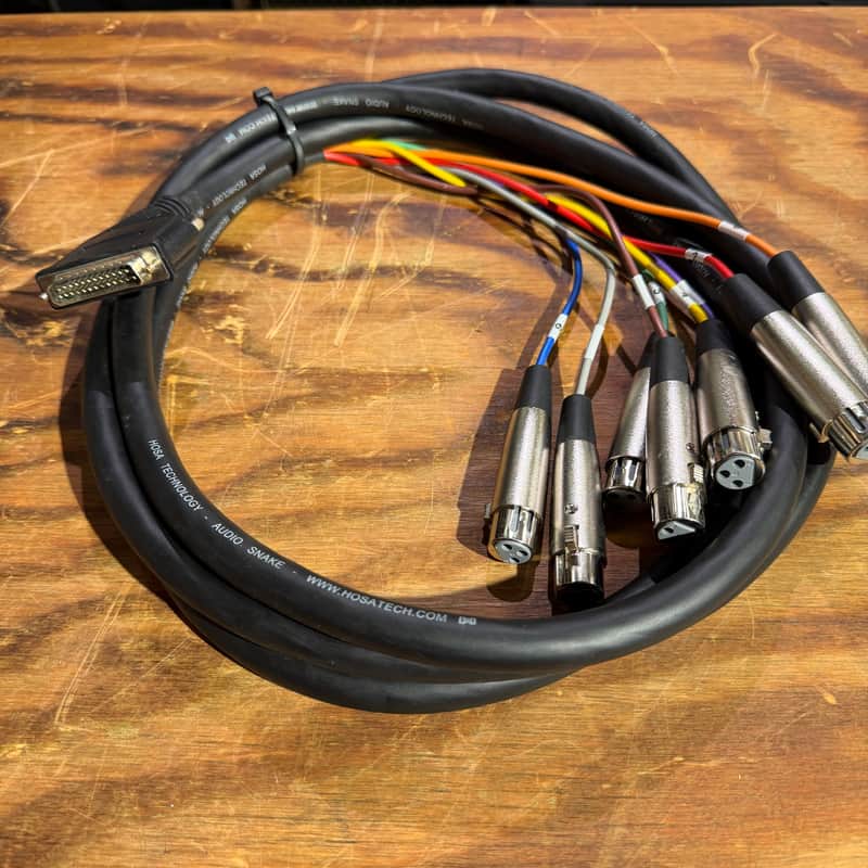 Hosa DTF803 DTF-803 XLR Female to DB25 - 3 Meter 2010s - Standard image 1