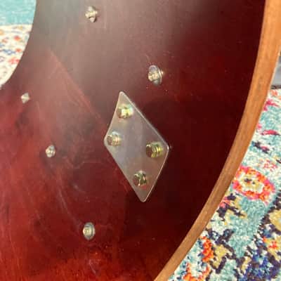 Vinnie Colaiuta's Yamaha 24"x16" Recording Custom Bass Drum Shell and Hoops Only.  Cherrywood Lacquer image 12