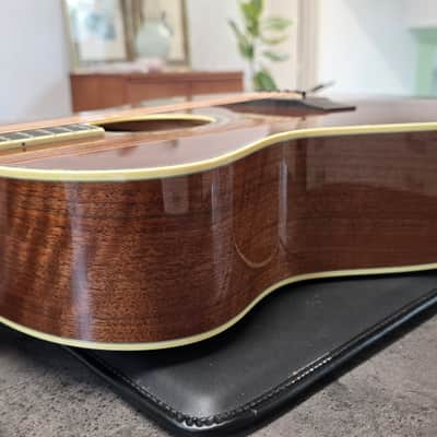 Taylor W-14 PRESENTATION SERIES 1 of 1 USA 1998 FLAME WALNUT KUJO Custom Shop Masterbuilt Acoustic Guitar W14 K14 K Master Built GA Grand Auditorium TIME CAPSULE CASE QUEEN RARE! RARE! RARE! image 14
