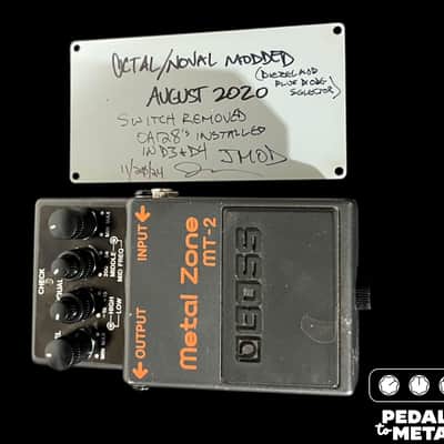Boss MT-2 Metal Zone with Deizel Mod (Silver Label) 1991 - Present - Black image 2