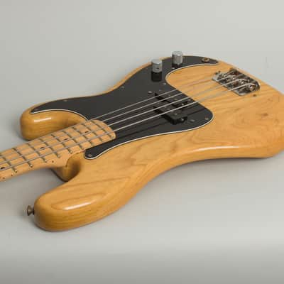 Fender Precision Bass Solid Body Electric Bass Guitar (1980), ser. #S901348, black gig bag case. image 7