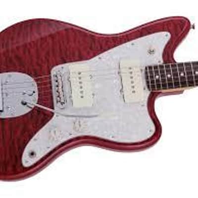FENDER - 2024 Collection Made in Japan Hybrid II Jazzmaster Rosewood Fingerboard Quilt Red Beryl - 5664100328 image 2