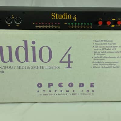 Opcode Studio 4 MIDI & SMPTE Interface (1992) image 15