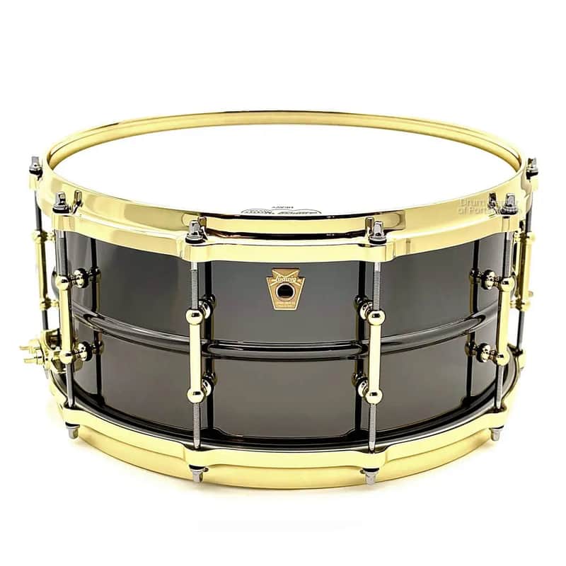 Ludwig LB417BT Black Beauty Snare Drum 14x6.5 w/Brass Trim B-STOCK image 1