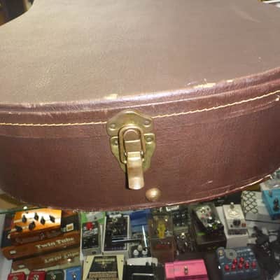 Acoustic Guitar Case 43x16x12 1/2 ( 4 " Depth ) Brown Exterior / Tan Interior image 14