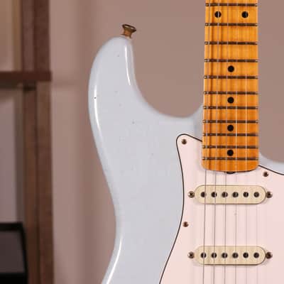 Fender Custom Shop Tomatillo Stratocaster Special Journeyman Relic - Maple Fingerboard, Super Faded Aged Sonic Blue image 5