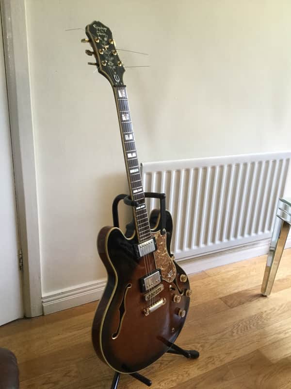 Epiphone By Gibson Sheraton 1988 Rare Headstock MIK Samick Factory