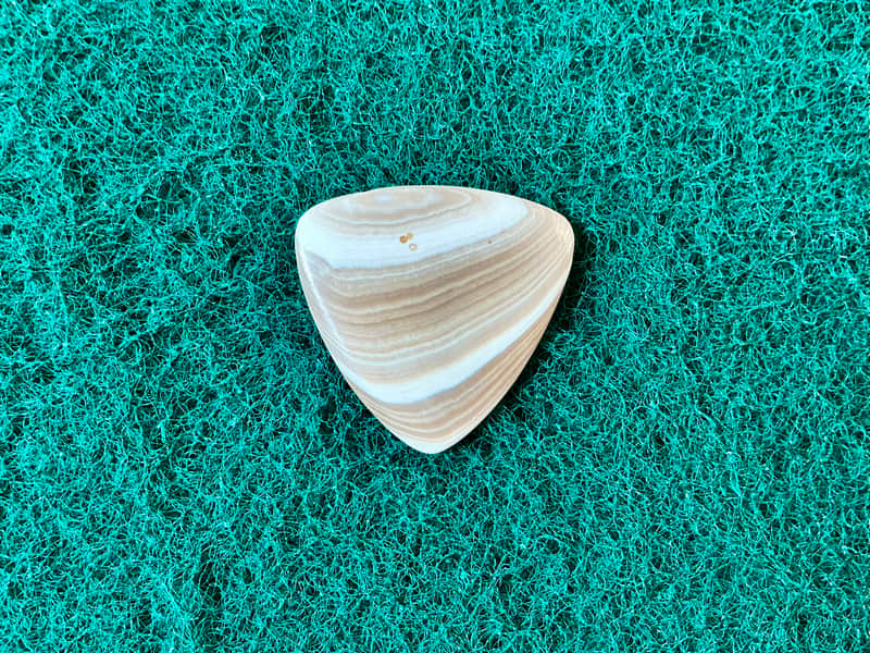 Seashell guitar pick-2.3mm, Triangle profile… by BeachSidePicks image 1