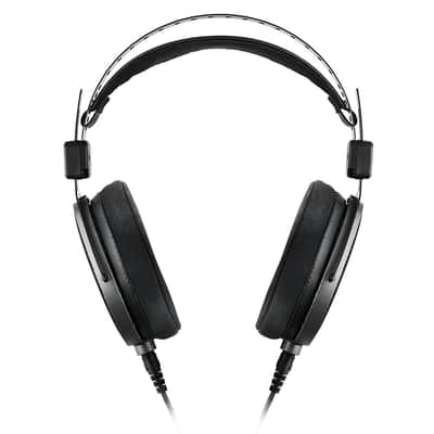 Audio-Technica ATH-R70xa Professional Open-Back Reference Headphones Bundle with 25ft Pig Hog Headphone Extension Cable (1/4") & Polishing Cloth – Studio Monitoring, Mixing & Critical Listening image 6