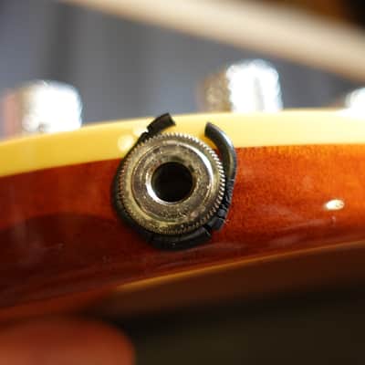 Fender AJB-100 Aerodyne Jazz Bass Special 2006 - 2008 - Flame Amber - READ DESCRIPTION image 11