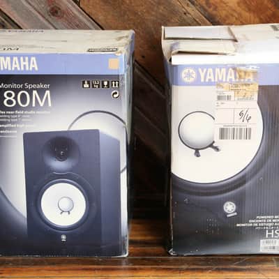 Yamaha HS80M Powered Studio Monitor (Pair) 2000s - Black image 7