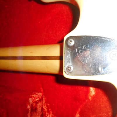 Fender Stratocaster 1971 Olympic White hard tail(rare) with 3-Bolt Neck, Rosewood board  (7 lbs!!)! image 14