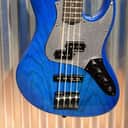 ESP LTD LPT4BLKAQ Pancho Tomaselli Signature Black Aqua 4 String Bass #167