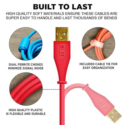 DJ TechTools Chroma Cable USB-C (White) image 4