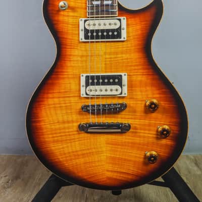 2016 Schecter USA Custom Shop Solo-II Custom Vintage Burst Flame Maple Top Mahogany HH image 1