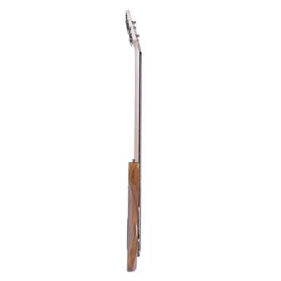 Bass Guitar Natural Wood 4 Strings Electric With Bag Wrench Tool image 3