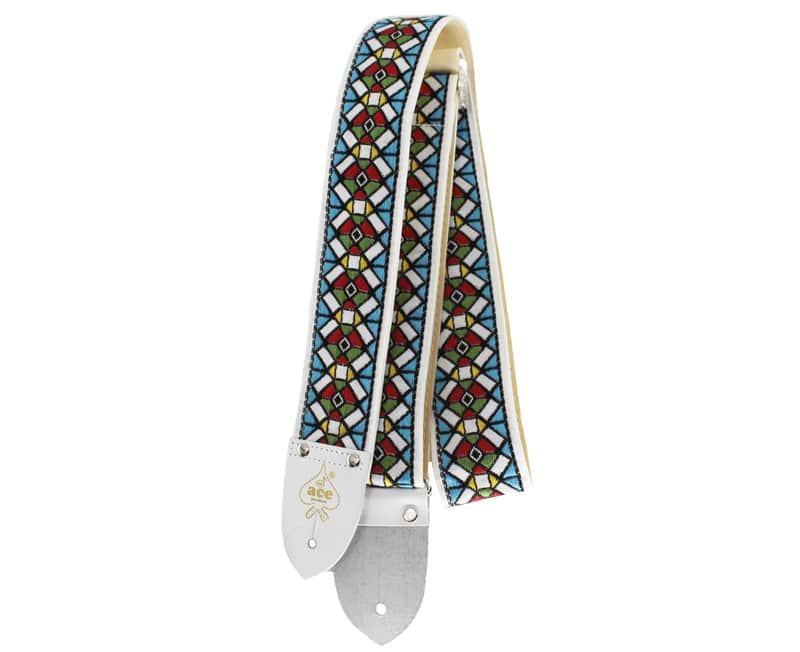 Ace Vintage Reissue Stained Glass Guitar Strap by D'Andrea - Made in the USA image 1