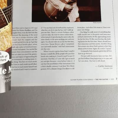 PRS Paul Reed Smith Guitar Player Magazine Book 2005 Custom with Bag & Board image 3