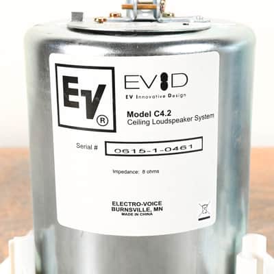 Electro-Voice (EV) EVID C4.2 4" 2-Way Coaxial Ceiling Loudspeaker (PAIR) CG01F32 image 13