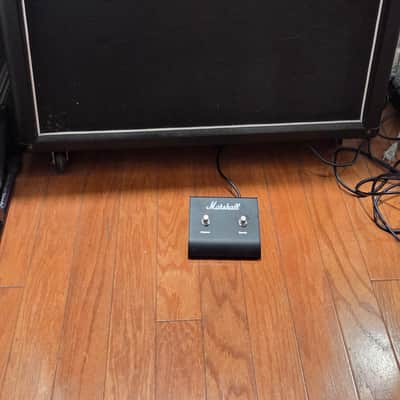 Marshall DSL100H with half marshall stack cab and footswitch image 1