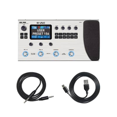 M-vave MK-300 Multi-Effects Guitar Bass Pedal with 360+ Effects IRS Delay, Reverb, Modulation, Preamp, AMP Model, 160 Preset Storage, Built-in 300' LOOPER 128 Drum Machine (Price includes the import duty for US buyer) image 1