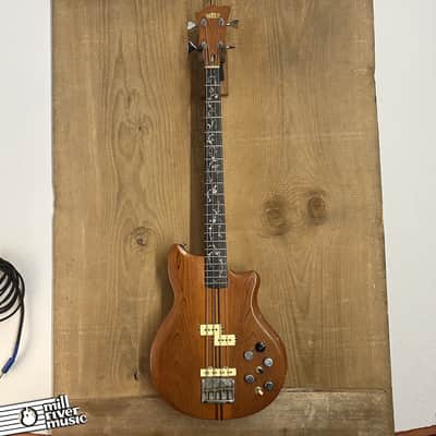 Matao Vintage 1980s Electric Bass Natural image 2