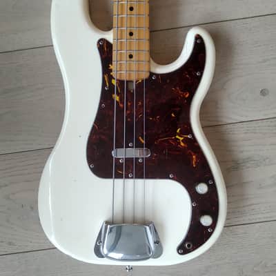 Yamato Maya Telecaster Bass Lipstick Pickup1973 White image 1
