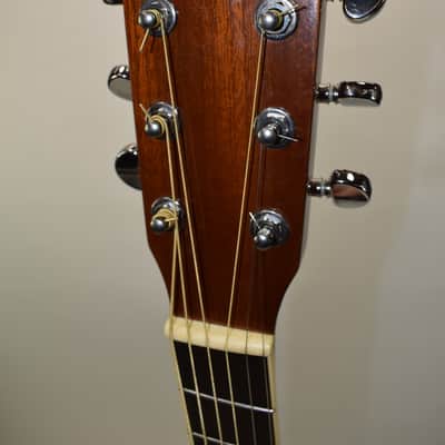 Zager ZAD-50CE Easy Play Acoustic Electric Guitar, Natural w/ Case image 11