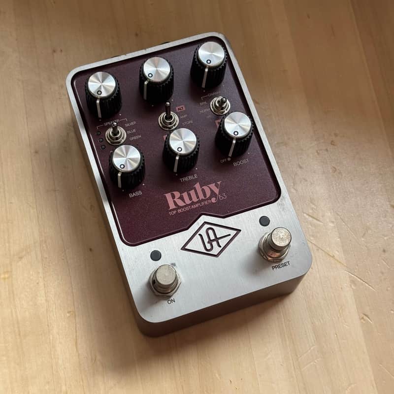 Universal Audio Ruby ’63 Top Boost Amplifier Pedal image 1