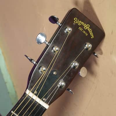 1970s Sigma DM-3 Dreadnought Guitar (VIDEO! Fresh Work, Ready) image 3