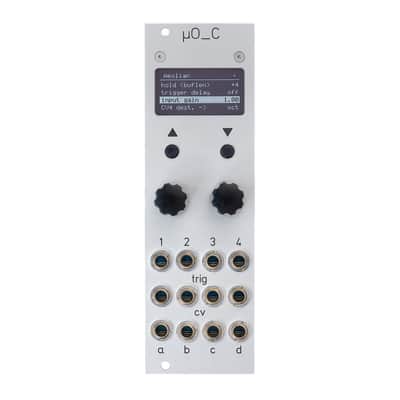 Michigan Synth Works uO_C Micro Ornament and Crime - Silver with Clear Display image 1