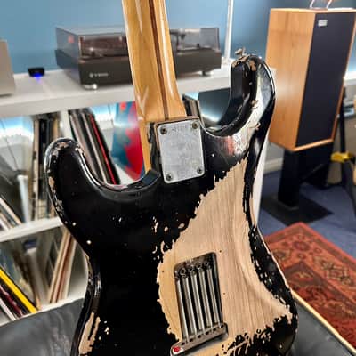 Fender Custom Shop Masterbuilt Chris Fleming Eric Clapton "Blackie" Tribute 2006 - Black Relic image 13
